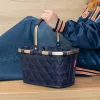 Saco carrybag XS frame rhombus midnight gold Reisenthel