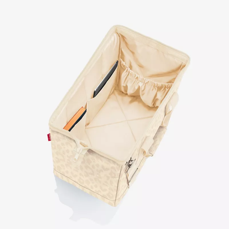 Reisenthel Allrounder L Leo Vanilla Saco de viagem 30L repelente à água 48x39,5x29cm