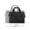 Reisenthel Allrounder L Leo Vanilla Saco de viagem 30L repelente à água 48x39,5x29cm