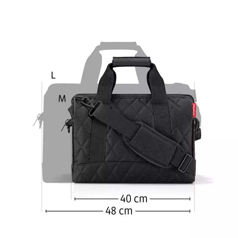 Reisenthel Allrounder L Leo Vanilla Saco de viagem 30L repelente à água 48x39,5x29cm