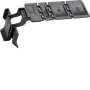 HAGER BA7CLIP Clip de fixação para sistema de calha de cabos, ABS/policarbonato, branco