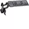 HAGER BA7CLIP Clip de fixação para sistema de calha de cabos, ABS/policarbonato, branco