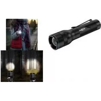 ANSMANN lanterna LED Adventure TA100BF, preta com clipe de cinto, fluxo luminoso: 110 lúmenes, duração: 4 horas, 1 unid. (1600-0760)