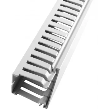 LICATEC calha para cabos 37,5 x 75 mm sem halogéneos cinzento 7671-1