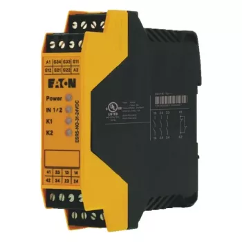 Eaton relé de segurança ESR5-NO-31-24VDC 24 V DC 3 NO + 1 NC bornes de parafuso calha DIN