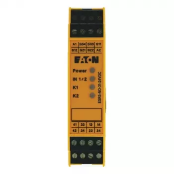 Eaton relé de segurança ESR5-NO-31-24VDC 24 V DC 3 NO + 1 NC bornes de parafuso calha DIN