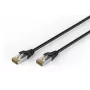 DIGITUS CAT 6A S-FTP cabo de rede para exterior, Cu, PE, 2 m, preto