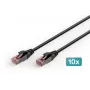 DIGITUS Cabo de rede para exterior CAT 6 U-UTP, cobre, PE, 10 unid.