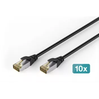 DIGITUS Cabo de rede outdoor CAT 6A S-FTP, Cu, PE, 10 unid.
