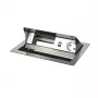Kindermann CP Standard² VA Caixa de ligação de mesa 4f. com 1x tomada Schuko, 1x porta de carregamento USB-A, VGA, áudio, preto