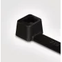 HellermannTyton T18L abraçadeira de cabos, poliamida 6.6, preto, 205 x 2,5 mm, embalagem de 100 (111-02110)