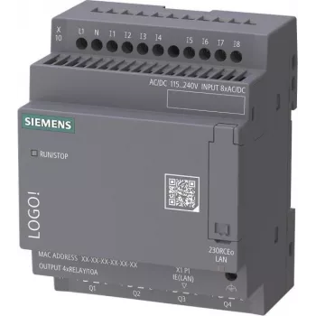 Siemens LOGO! 230 RCEo Módulo base sem ecrã AC/DC 6ED1052-2FB08-0BA3