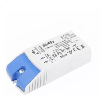 Scharnberger 58491 transformador eletrónico 12V AC 0-60W para halogéneo ou LED, 71,5x35x23,5mm