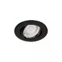 SYNERGY21 LED Foco Embutido Phos Orientável Redondo Preto CCT Comutável 7W 550lm