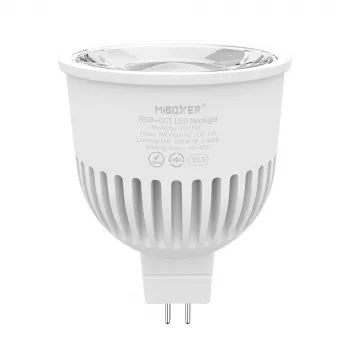 MIBOXER FUT112 LED Retrofit GU5.3/MR16 6W RGB-CCT 2,4GHz Smooth Dim Lâmpada spotlight inteligente
