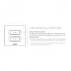 MIBOXER ESW2B Interruptor inteligente 2 canais Comando LED com WiFi e sensor de movimento 2,4 GHz e dimmer