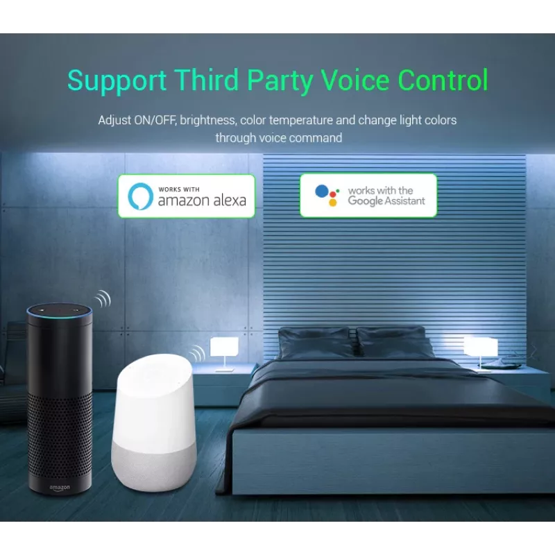 MIBOXER WL5 Controlador LED 5in1 RGB+CCT DC12-24V WiFi 2.4G Alexa