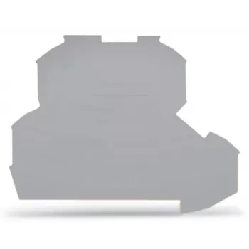 WAGO 2002-2291 Placa de fecho - cinzento - 0,8 mm - 69,7 mm - 51,7 mm - 2,41 g