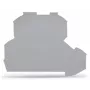 WAGO 2002-2291 Placa de fecho - cinzento - 0,8 mm - 69,7 mm - 51,7 mm - 2,41 g