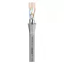 Cabo de rede Sommer Cable SC-Mercator CAT.7, FRNC, Ø 6,5 mm, cinzento (580-0306F)