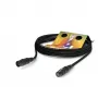 Cabo DMX512 Sommer Cable Binary 434 4 x² XLR macho fêmea HICON - 10m preto