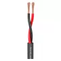 Cabo de altifalante Sommer Cable Meridian Mobile SP215 2 x 1,5 mm² PVC preto (venda ao metro)