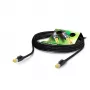 Cabo de rede Sommer Cable SC-Mercator CAT.7 PUR, 8 x 0,14 mm², RJ45 para RJ45, HIROSE, preto, 3 m (P7HS-0300-SW)