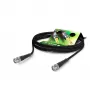 Cabo coaxial HF RG58 Sommer Cable RG-Classic, 50 Ω, ficha BNC para ficha BNC, HICON, preto, 2,5 m (RL58-0250-SW-SW)
