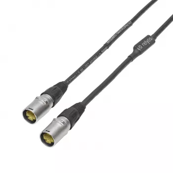 Cabo de rede Sommer Cable SC-Mercator CAT.7 PUR, 8 x 0,14 mm², RJ45 para RJ45, NEUTRIK, preto, 3 m (P7NE-0300-SW)