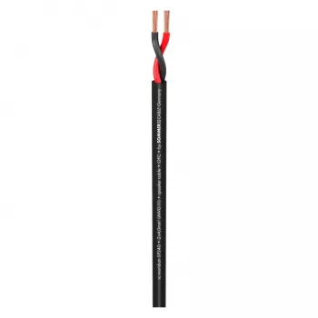 Cabo de coluna Sommer Cable 440-0051 Meridian Mobile SP240 2 x 4,0 mm² - Preto - ao metro