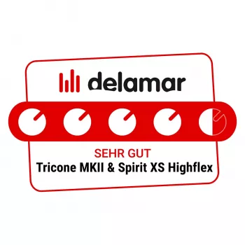 Cabo para instrumentos Sommer Cable Tricone MKII, 1 x 0,22 mm², ficha jack mono de 6,3 mm para ficha jack mono de 6,3 mm, HICON, preto, 3 m (TRWT-0300-SW)