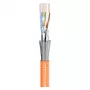 Sommer Cable SC-Mercator CAT.7 S/FTP cabo de instalação de rede 8x condutor interno 4x2² FRNC - laranja