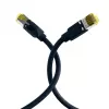 EFB Elektronik ECOLAN DRAKA UC900 Hirose TM31 cabo de rede RJ-45 macho para RJ-45 macho Cat.6A S/FTP LSZH, preto, 15 m