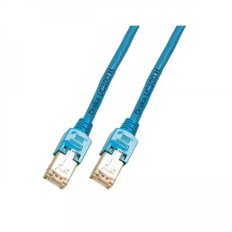 EFB Elektronik cabo de rede RJ45 Cat.5e F/UTP LSZH Draka UC300 TM11, azul, 50 m