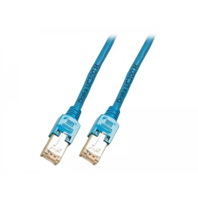 EFB Elektronik cabo de rede RJ45 Cat.5e F/UTP LSZH Draka UC300 TM11, azul, 50 m