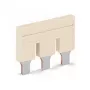 WAGO 2010-403 ponte, de 3 polos, isolada, 57 A, cinzento claro