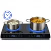 MEDION LIFE placa de indução dupla MD 15324 (preto, 3500 Watt, 2x Ø 20 cm)