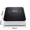 MEDION LIFE placa de indução MD 18490 (preto/branco, 2000 Watt)