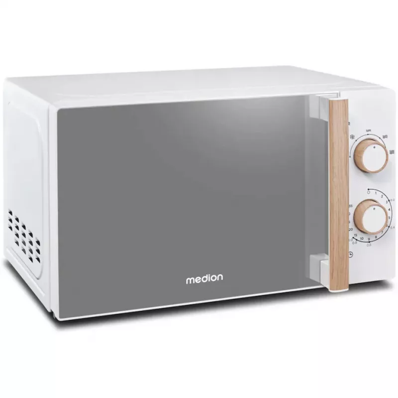 Medion Life MD 10596 micro-ondas simples, 20 L, 700 W, branco