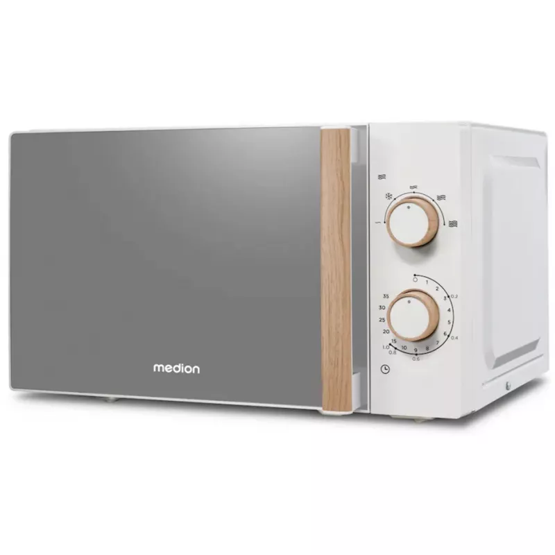Medion Life MD 10596 micro-ondas simples, 20 L, 700 W, branco