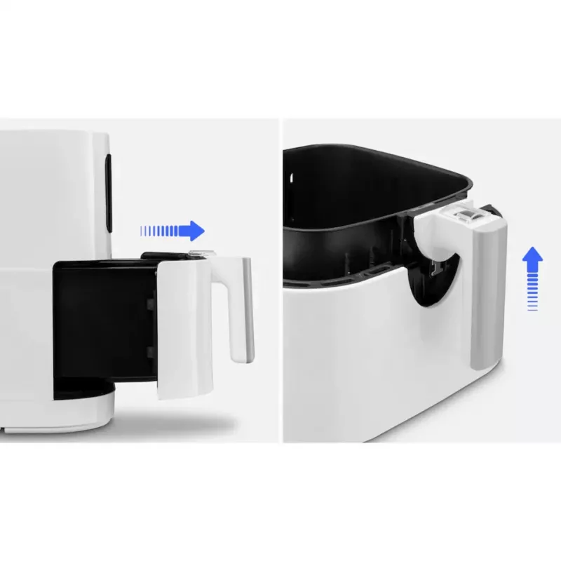 MEDION Air Fryer Life MD 11740 E40 XL (branco mate, 2150 W, cesto de 5,2 L)
