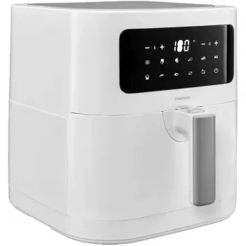 MEDION Air Fryer Life MD 11740 E40 XL (branco mate, 2150 W, cesto de 5,2 L)