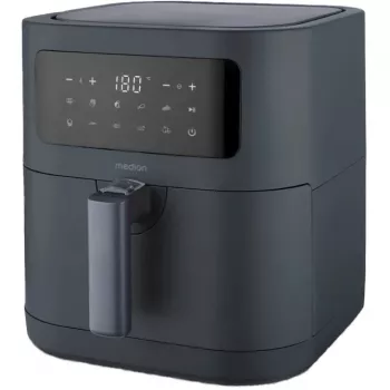 MEDION Life MD 11740 E40 XL fritadeira de ar quente, cinzento, 2150 W, cesto de 5,2 L