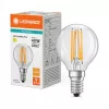 Osram LED Classic P 40 Filament 3.4W 827 Transparente E14 Lâmpada LED, Mini Globe