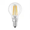 Osram LED Classic P 40 Filament 3.4W 827 Transparente E14 Lâmpada LED, Mini Globe