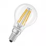 Osram LED Classic P 40 Filament 3.4W 827 Transparente E14 Lâmpada LED, Mini Globe
