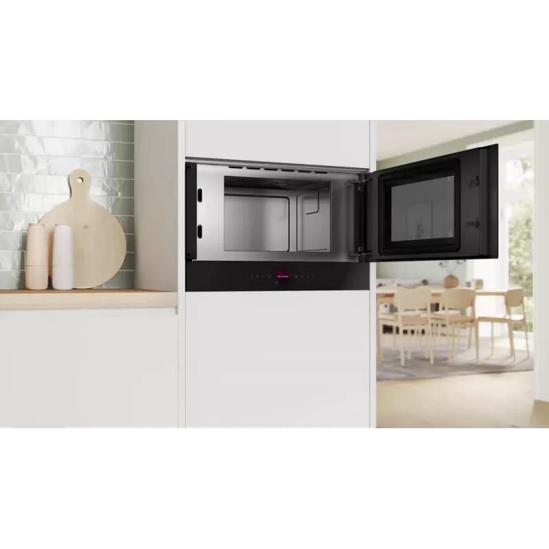 Bosch BFR9221B1 Micro-ondas de encastrar 21L 900W Aço inoxidável Série 8