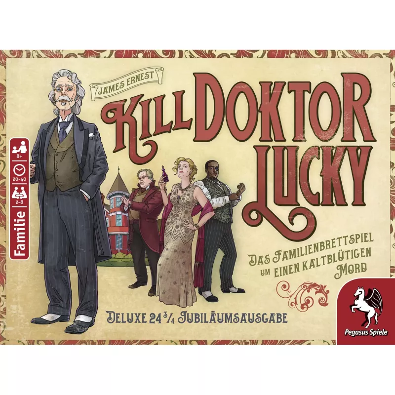 PEGASUS Kill Doktor Lucky jogo de tabuleiro