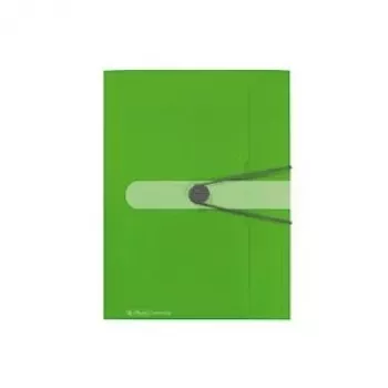 HERLITZ pasta de elástico A4 PP opaco verde maçã