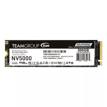 Team Group NV5000 500 GB M.2 PCIe Gen4 x4 NVMe SSD - 4500 MB/s Leitura